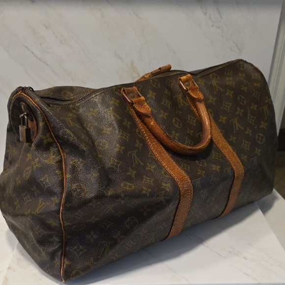 Louis Vuitton Keepall 50 Monogram Travel Bag - Picture 1 of 11